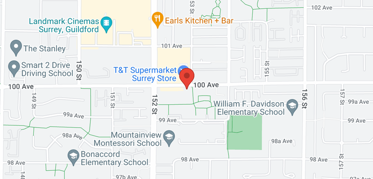 map of 105 15288 100 AVENUE